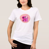 Lippen Tri-Blend Shirt (Voorkant)