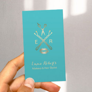 Lippen van de Schaar van de make-up & van de Visitekaartje
