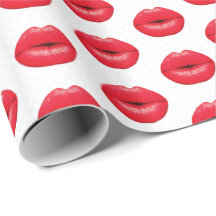 lippen van papier verpakkingsband