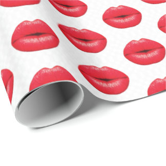 lippen van papier verpakkingsband