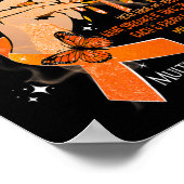 Lippen Vlinders Vrouwen Multiple Sclerosis Awarene Poster (Hoek)