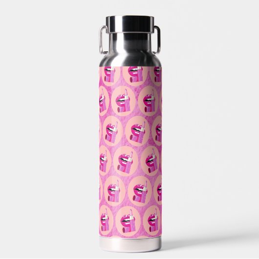 Lippen Waterfles (Voorkant)
