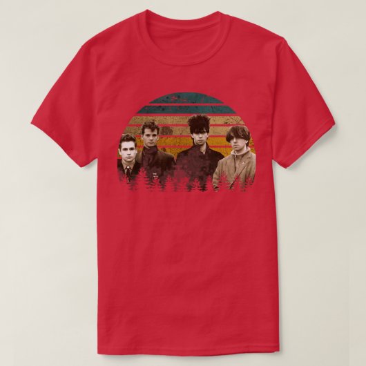 Lippen zoals Sugar Psychedelic en de Bunnymen Desi T-shirt (Design voorkant)