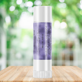  lippenbalkbuis geweven paarse folie vierkante sticker