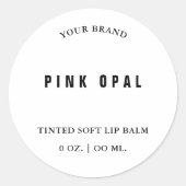 Lippenbalsem Mini Pot Deksel Label (Voorkant)