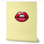 lippenbehangspatroon leuk behang (Afrollen)