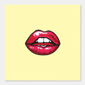 lippenbehangspatroon leuk behang (Voorkant)
