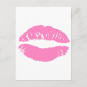 lippenlipje briefkaart (Voorkant)