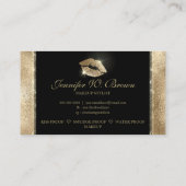 Lippenmake-up elegante luxe visitekaartje (Achterkant)