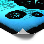 lippenstaafsilhouet poster (Hoek)