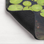 lippenstang met roze bloemen muismat (Hoek)