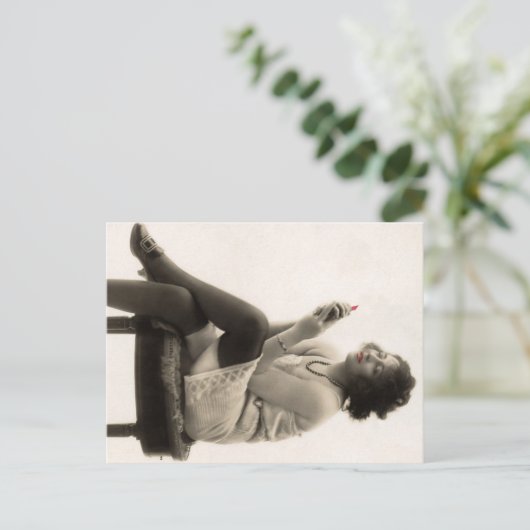 Lippenstift Briefkaart (Staand voorkant)