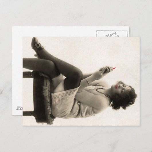 Lippenstift Briefkaart (Voorkant / Achterkant)