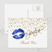 Lippenstift - Dank je Briefkaart (Voorkant / Achterkant)