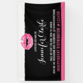 Lippenstift Distributeur Lippen Kiss Trade Show / Spandoek (Verticaal)