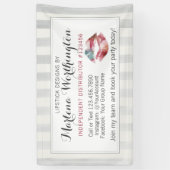 Lippenstift Distributeur Lippen Kus Beurs / Feestj Spandoek (Verticaal)