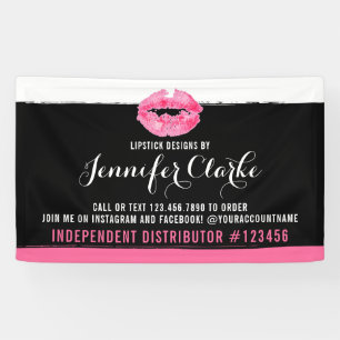 Lippenstift Distributeur Lips Kiss Handelsbeurs /  Spandoek