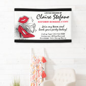 Lippenstift Distributeur Schoonheidsparty / Beurs Spandoek (Insitu)