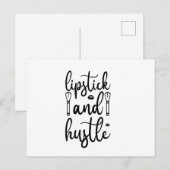 Lippenstift en aanpak briefkaart (Voorkant / Achterkant)