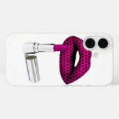Lippenstift, iphone, 16 hoesje 🤳 (Achterkant (horizontaal))