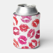 Lippenstift kust naadloos patroon. blikjeskoeler (Blikje Voorkant)