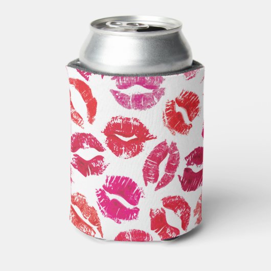 Lippenstift kust naadloos patroon. blikjeskoeler (Blikje Achterkant)