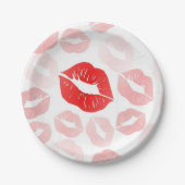 Lippenstift Lippen Papieren Bordje (Voorkant)