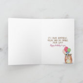 lippenstift op koffiekopje met koekjes kaart (Binnen)