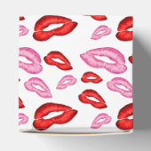 Lippenstift prints bedankdoosjes (Bovenkant)