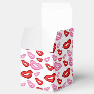 Lippenstift prints bedankdoosjes