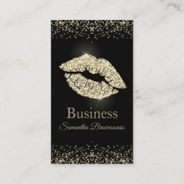 Lippenstift sepia Glitter lippen goud make-up salo Visitekaartje