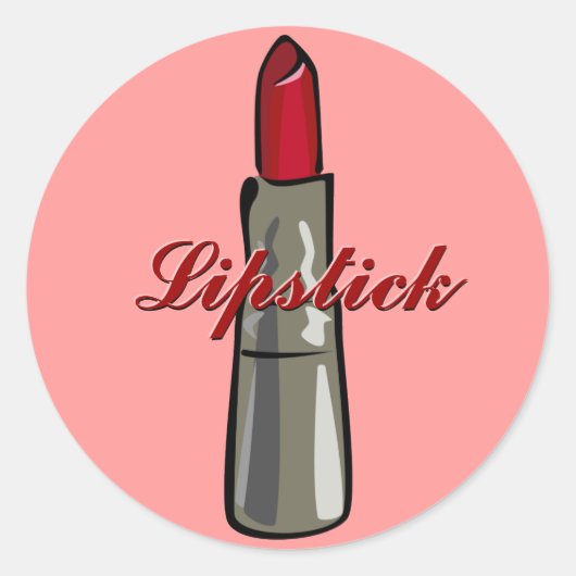 Lippenstift Stickers (Voorkant)