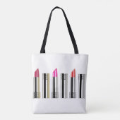 Lippenstift Tote Bag (Achterkant)