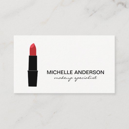 Lippenstift Visitekaartje (Voorkant)
