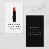 Lippenstift Visitekaartje (Voorkant / Achterkant)