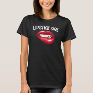 Lippenstift voor meisjes Kinderen Lip Bijten Rode T-shirt