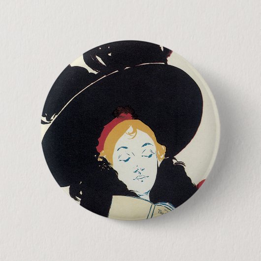 Lippincott's februari ronde button 5,7 cm (Voorkant)