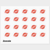 lipprint lipstick kus sticker (Vel)