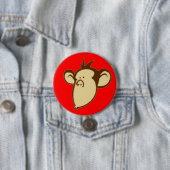 Lippy Monkey Button (In situ)