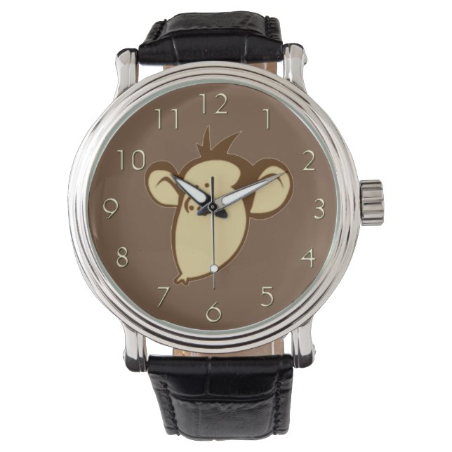 Lippy Monkey Horloge (Voorkant)