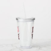 Lips Acryl Drinkbeker (Links)