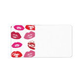 Lips adreslabel etiket (Voorkant)