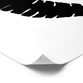 Lips afdrukken poster (Hoek)