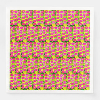 "Lips and Kisses" papieren servetjes. Servet