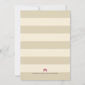 Lips and Mustache Baby Gender Reopenbaarmake Party Kaart (Achterkant)