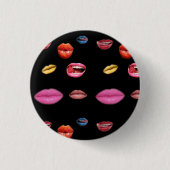 Lips-badge Ronde Button 3,2 Cm (Voorkant)