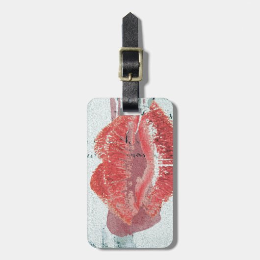 Lips Bagagelabel (Voorkant verticaal)
