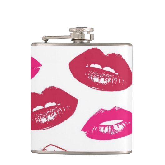 Lips Beverage Flask Heupfles (Voorkant)