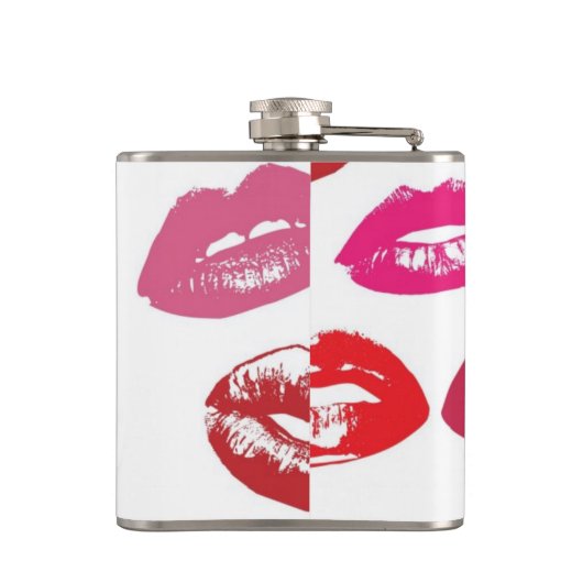 Lips Beverage Flask Heupfles (Achterkant)