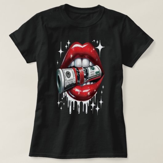 Lips & bills T-shirt (Design voorkant)